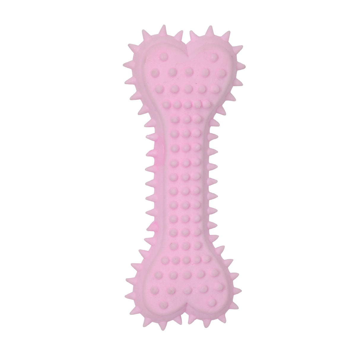 Gearbuff Spiked Bone Chew Toy, Pink