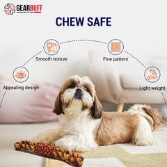Gearbuff Tug No War Rope chew dental toy - Orange