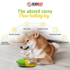 Gearbuff Corny chew Teething Toy, Corn